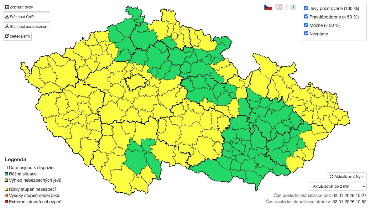 Meteorologové varují: Do soboty hrozí sněhové jazyky a závěje
